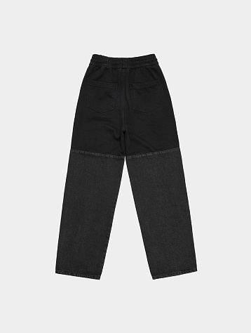 Джинсы AMOMENTO Drawstring Denim Pants Black