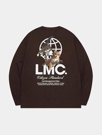 Лонгслив LMC Flying Cats Long Slv Tee Brown