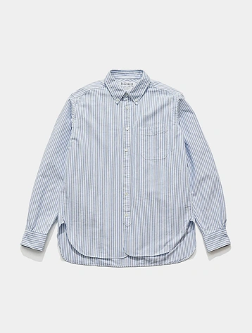 Рубашка EASTLOGUE PERMANENT B.D Regular Blue Stripe Oxford