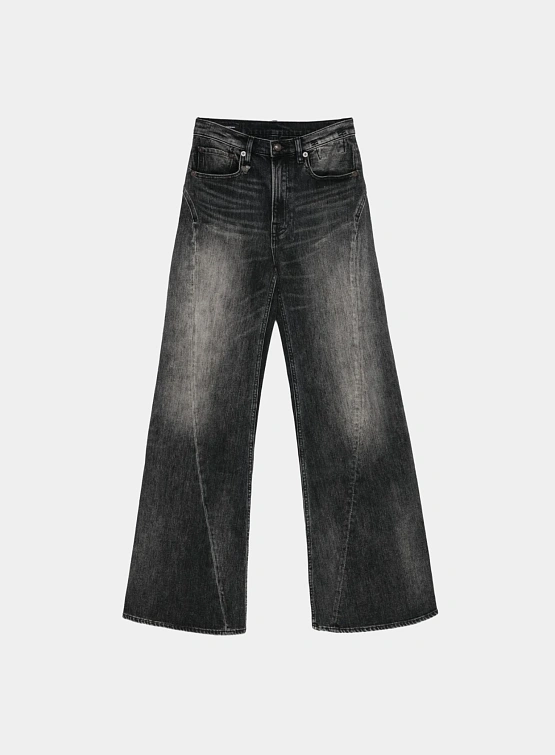 Женские джинсы R13 Twisted Seam Flare Jean Black