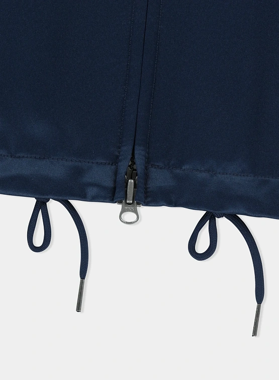 Куртка YESEYESEE Logo Applique Satin Coach Navy