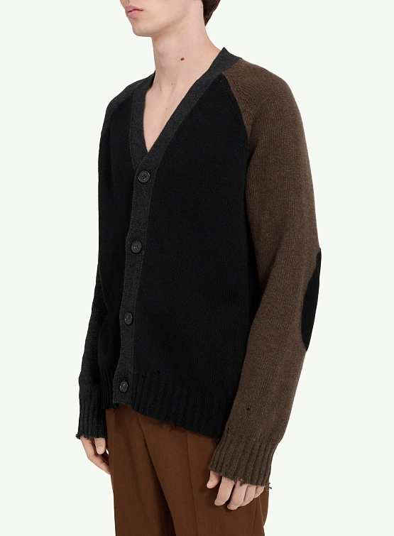 Кардиган MM6 Maison Margiela Color Block Black