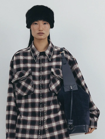 Повязка на голову OPEN YY Furry Hairband Black