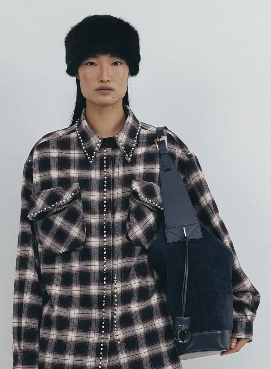 Повязка на голову OPEN YY Furry Hairband Black