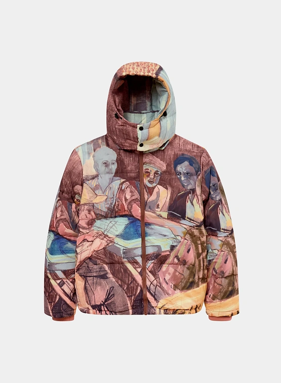 Пуховик KidSuper Domino Players Puffer Multi