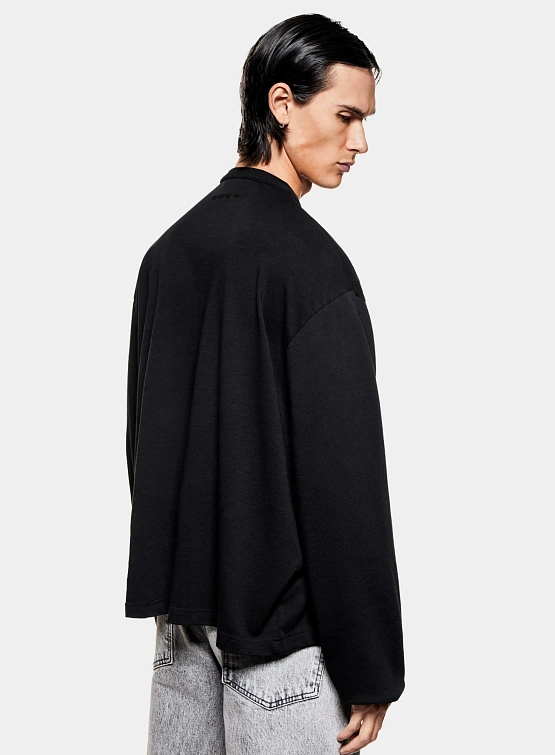 Лонгслив MKI MIYUKI ZOKU 220 Gsm Slub Black