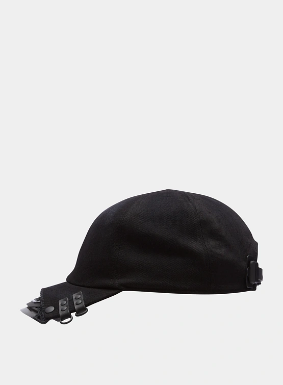 Кепка INNERRAUM Object C52 Cropped Baseball Matt Black