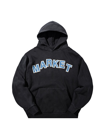 Худи MARKET Move Mountains Hoodie Washed Black