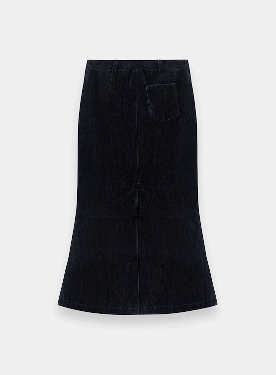 Женская юбка EPINGLER Mermaid Long Velvet Denim