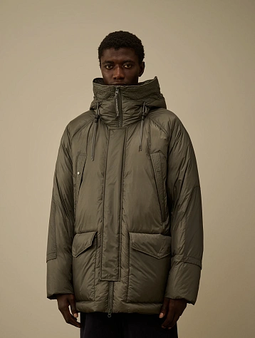 Пуховик C.P. Company Down Shield Goggle Gunmetal