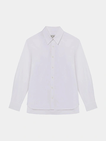 Женская рубашка Recto Ageha Back Pleated Oxford Off White