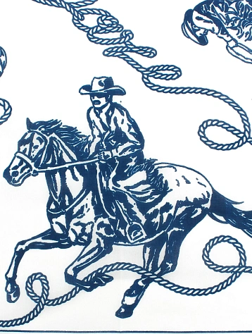 Бандана Daze x AA Rodeo White/Blue