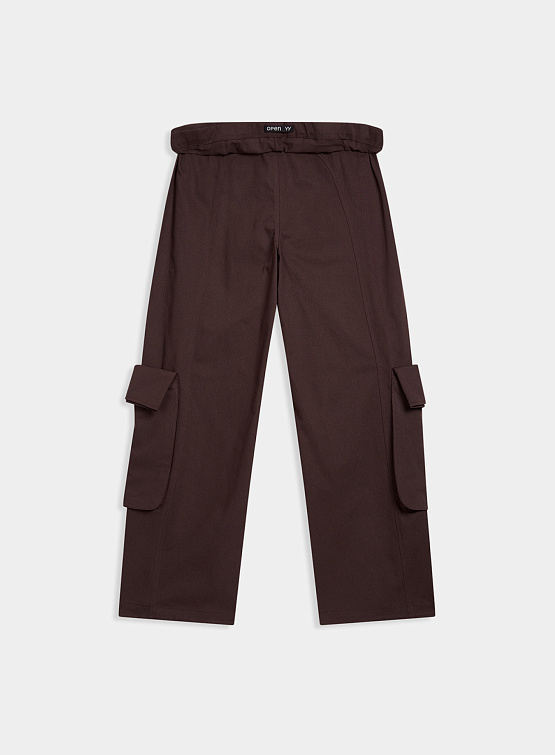 Брюки Open YY Rolled Waist Cargo Purple