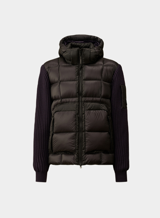 Пуховик C.P. Company  Extrafine Merino Wool Mixed Hooded Knit