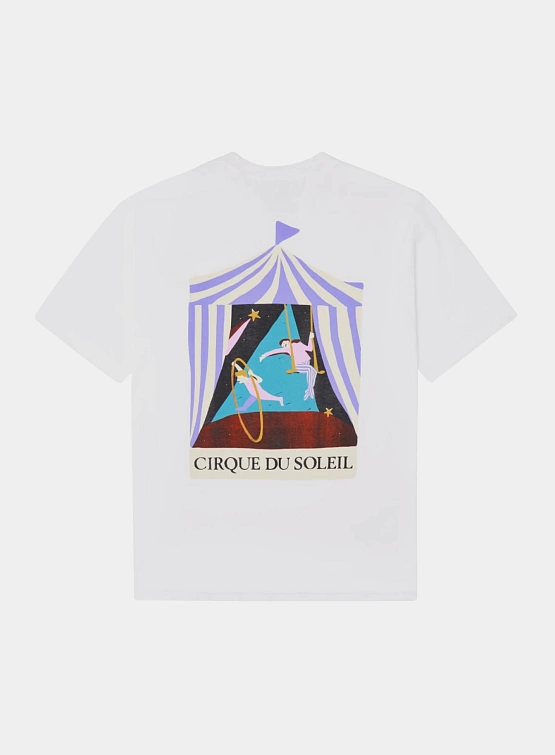 Футболка KidSuper Cirque Du Soleil Flag Tee White