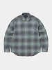Рубашка thisisneverthat Flannel Check Shirt Brown