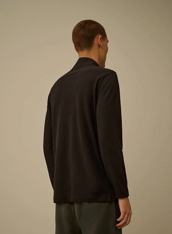 Халф-зип C.P. Company Stretch Piquet Half Zip Black