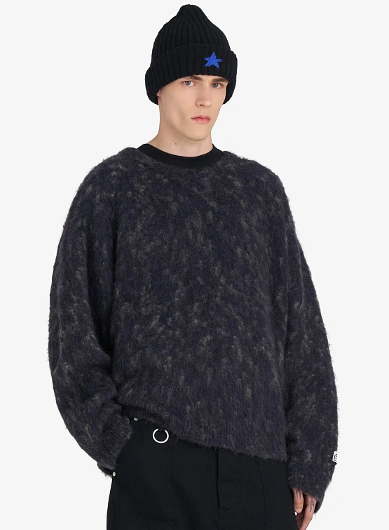 Джемпер Études Mohair Round Neck Navy