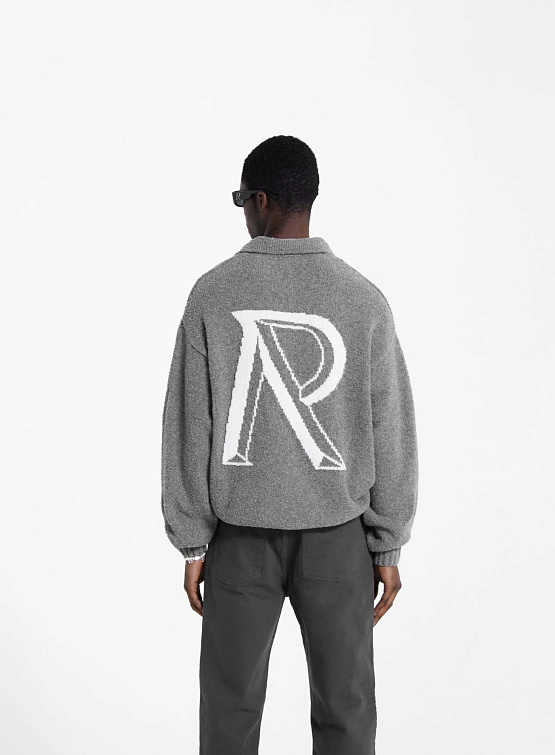 Поло Represent Clo Initial Boucle Polo Grey