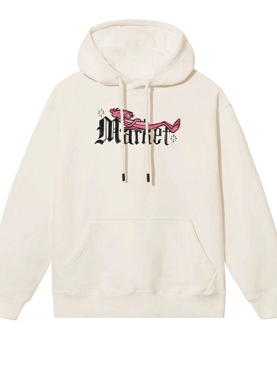 Худи MARKET Pink Panther Swap Meet Hoodie Ecru