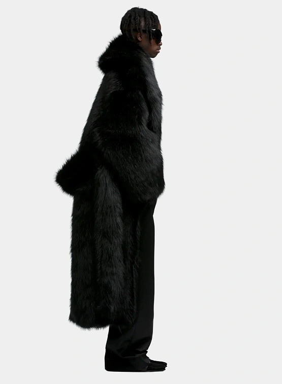 Шуба entire studios Vast Fur Coat Black