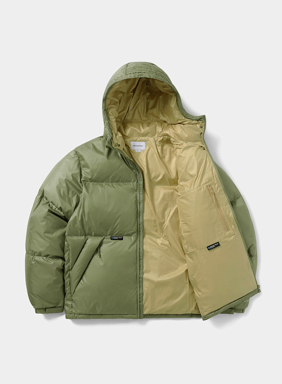 Пуховик thisisneverthat Recycled Down Jacket Olive