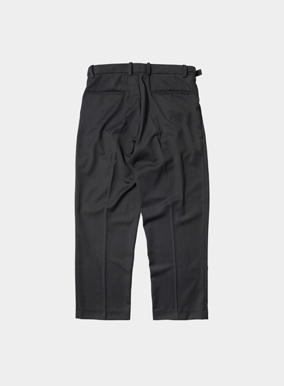 Брюки FrizmWORKS Side Adjust Two Tuck Slacks Charcoal