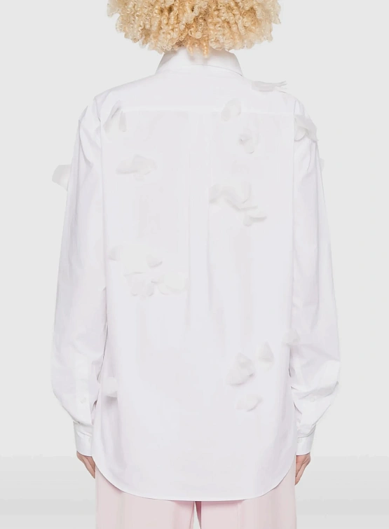 Женская блузка Coperni Organza Butterfly White