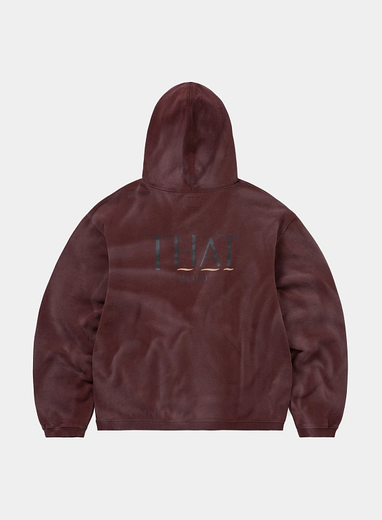 Худи thisisneverthat Faded That 2010 Burgundy