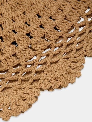 Панама Song for the Mute Crochet Beige