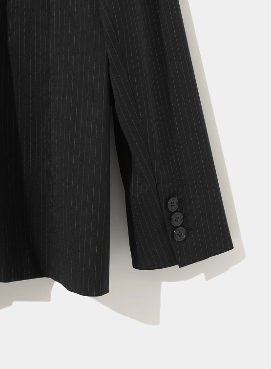 Женский пиджак UNDERCOVER Wool Blend Gathered Black