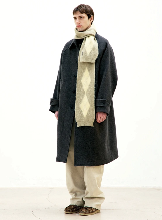 Пальто COOR Cashmere Balmacaan Dark Soil Grey