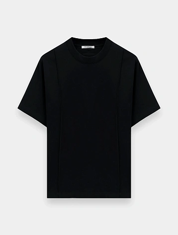 Женская футболка Peter Do Creased Oversized Tee Black