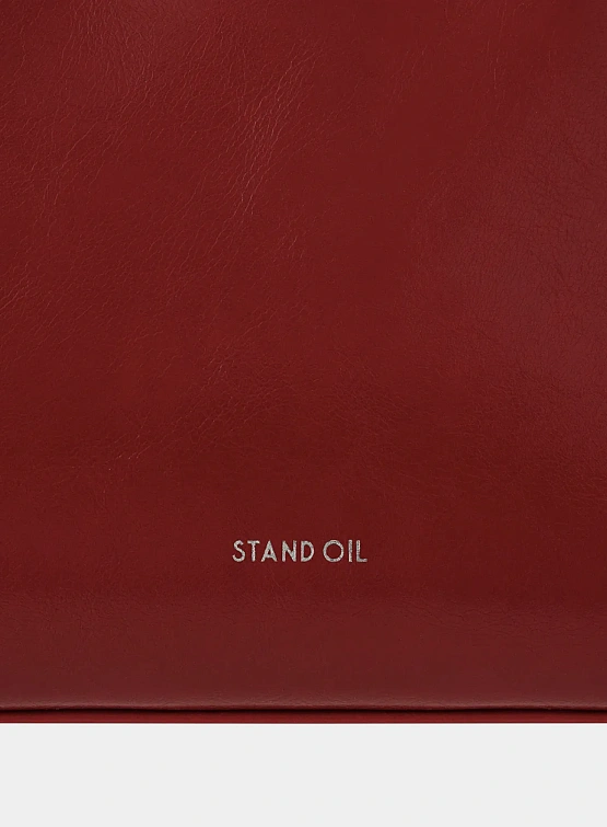 Женская сумка STAND OIL Square Low Red Wine