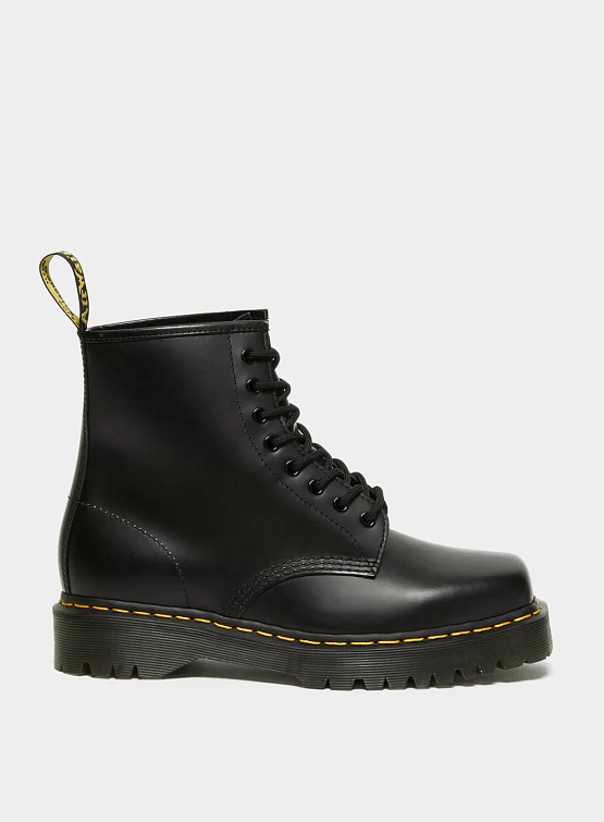 Женские ботинки Dr. Martens 1460 Bex Squared Toe Leather Lace Up Black