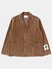 Овершот Heresy Cord Barrow Jacket Brown