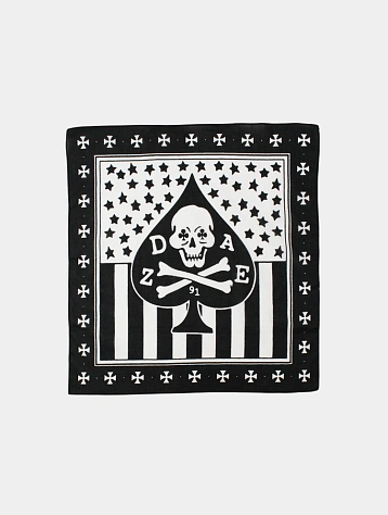 Банданы DAZE Skull Bandanas Pack Black/Red