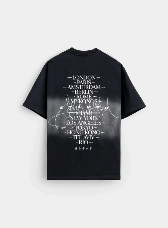 Футболка Stampd Sound System World Tour Relaxed Tee Black