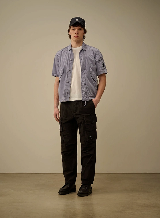 Футболка C.P. Company No Gravity Jersey Logo Gauze White