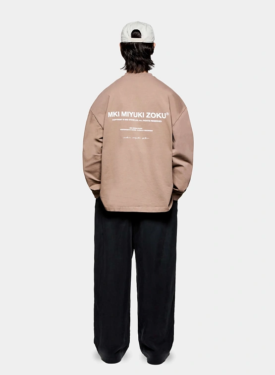 Лонгслив MKI MIYUKI ZOKU Design Studio L/S Mushroom