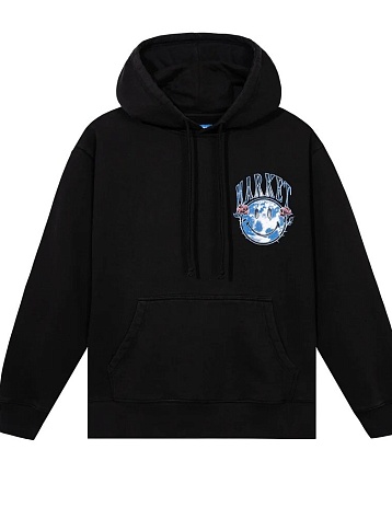 Худи MARKET Smiley Reflect Black