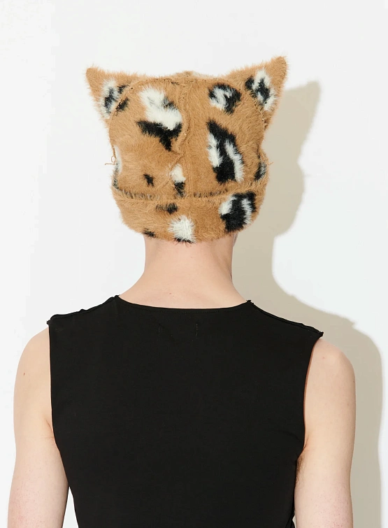 Шапка Charles Jeffrey Loverboy Fluffy Chunky Ears Brown