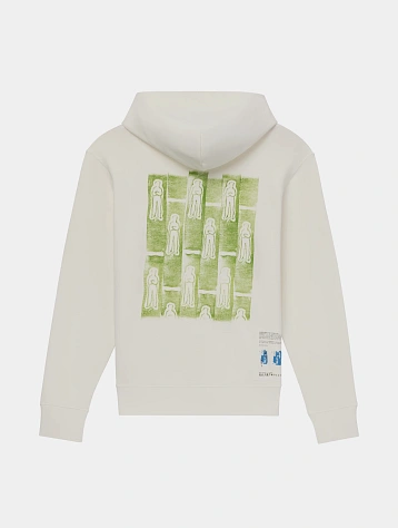 Худи C.P. Company Cotton Fleece Hooded Gauze White
