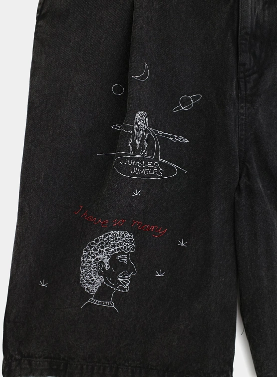 Шорты Jungles Jungles Questions Pleated Short Black