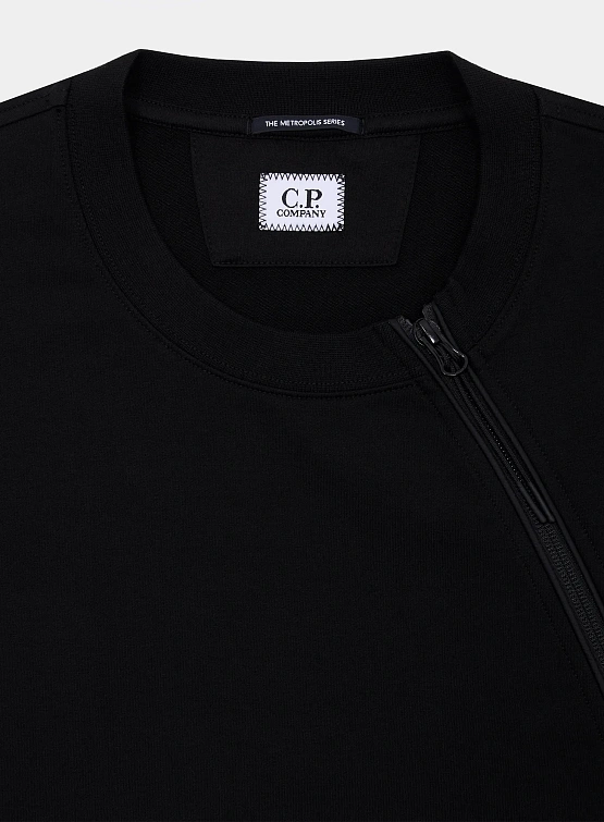 Свитшот C.P. Company The Metropolis Series Stretch Fleece Mixed Black