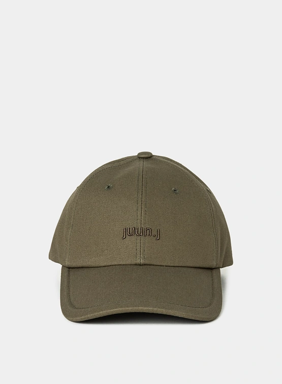 Кепка JUUN.J Cotton Ball Cap Khaki