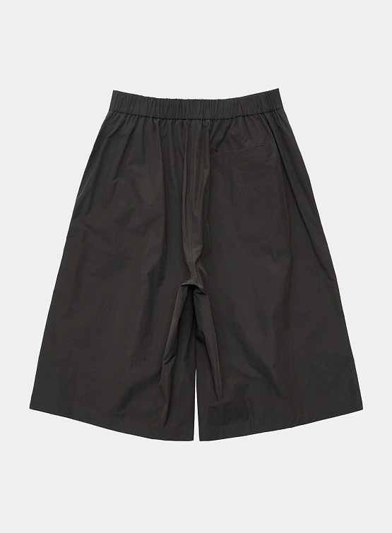 Шорты AMOMENTO Two Tuck Wide Shorts Charcoal