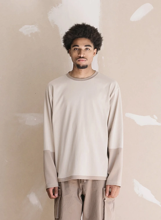 Лонгслив Satta LS Contrast Top Light Stone