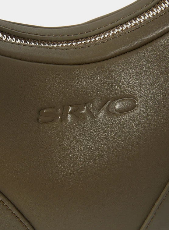 Сумка SRVC Cable Leather Bag Olive