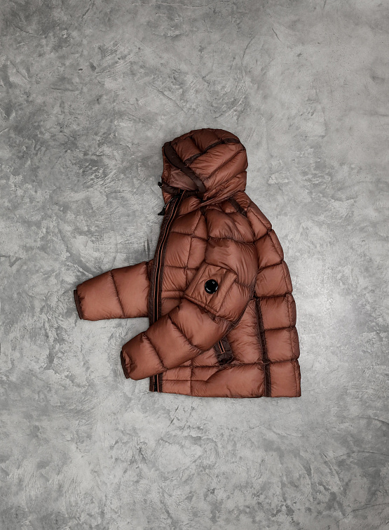 Пуховик C.P. Company D.D. Shell Hooded Down Cedar Wood